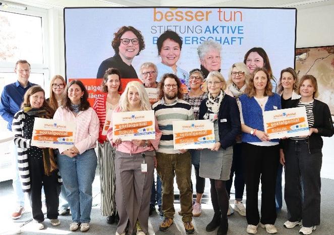 Auszeichnung für 15 Jahre "Sozialgenial"